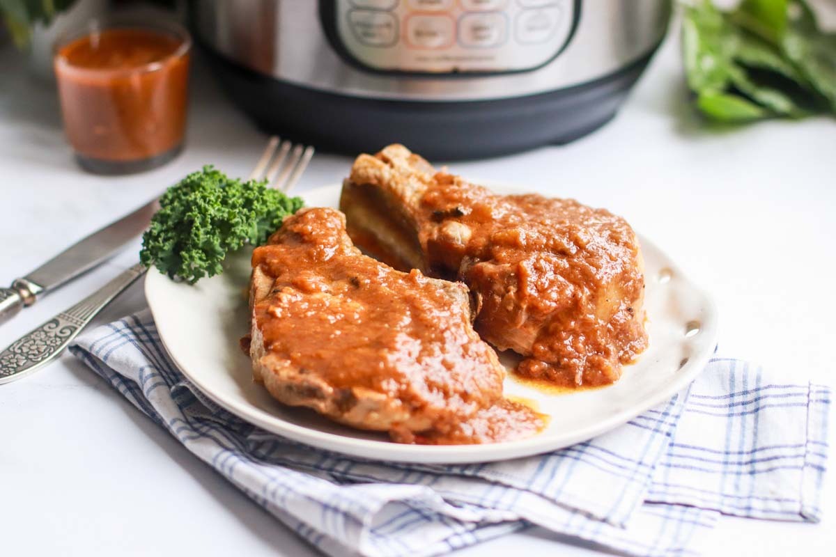 BBQ Pork Chops In The Pressure Cooker