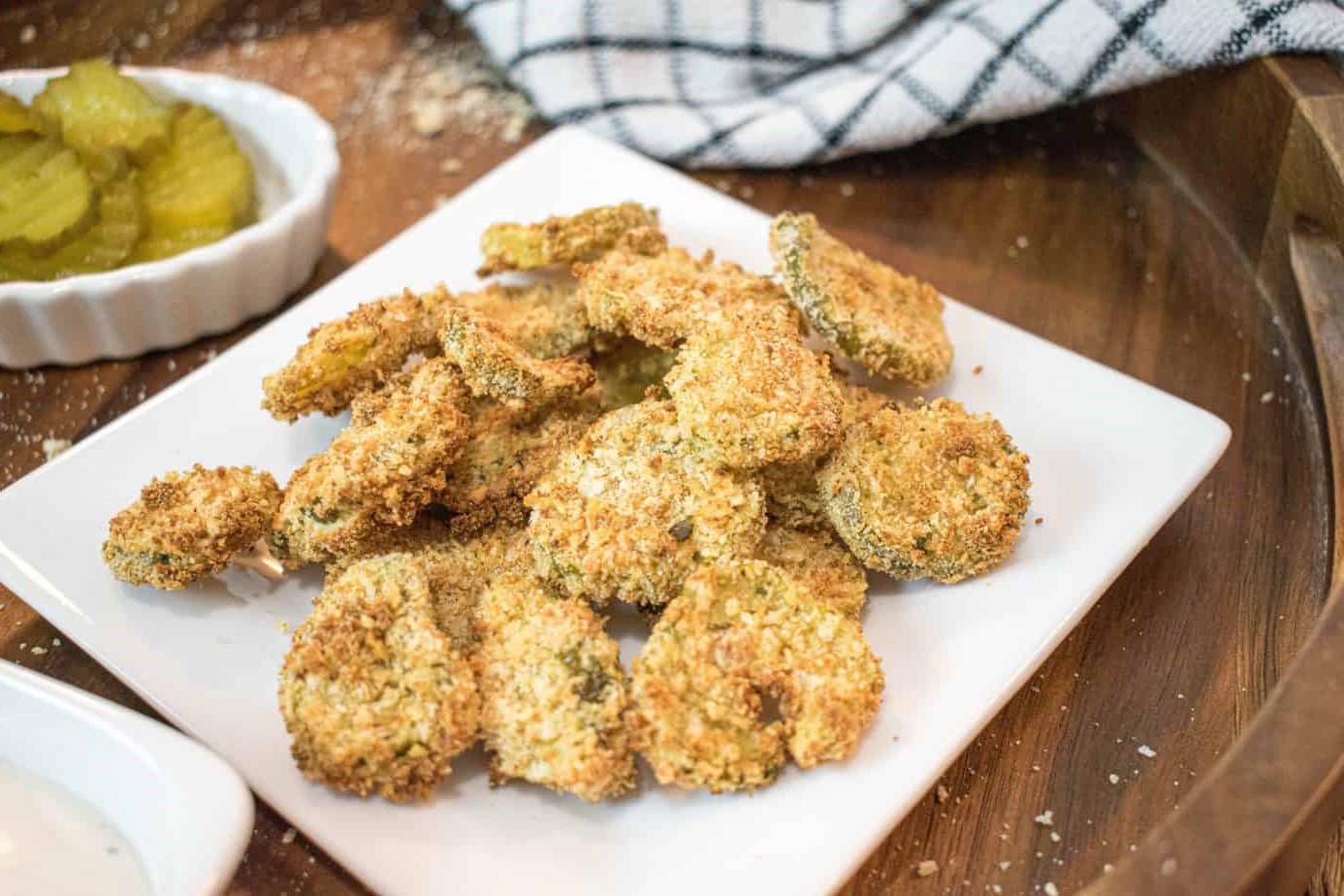 The best Fried Pickles in the Ninja Foodi