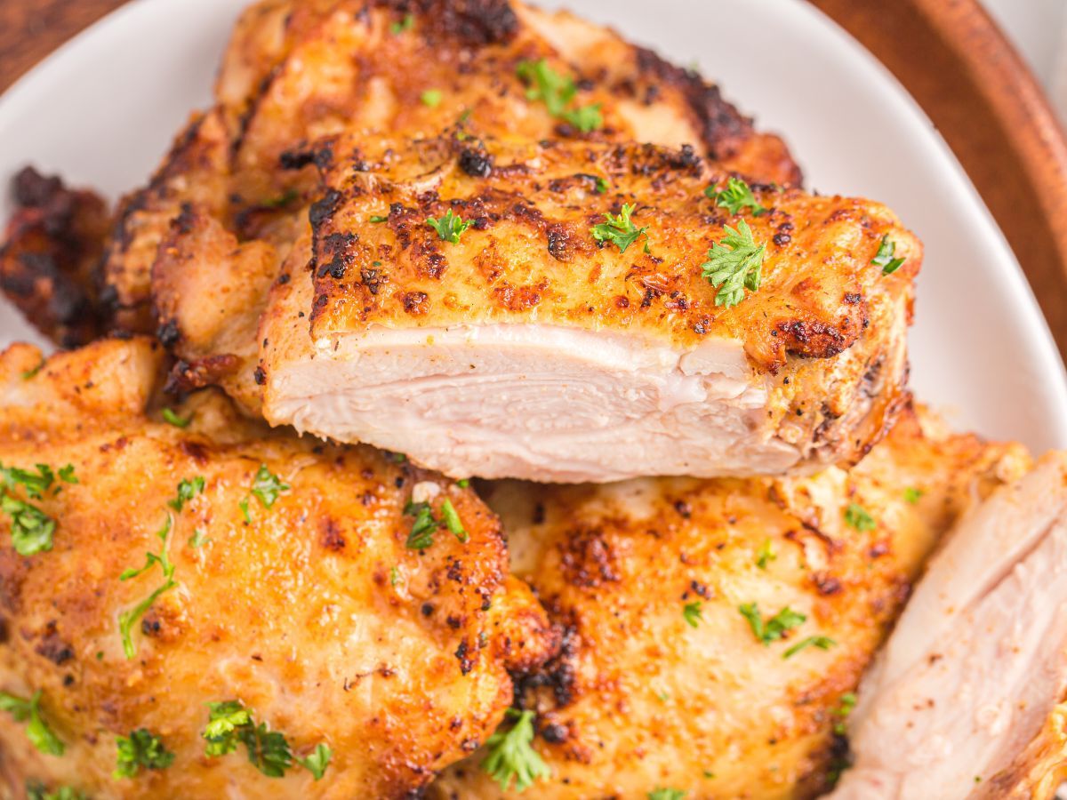 Air Fryer Chicken Thighs: Smokey and Crispy Recipe