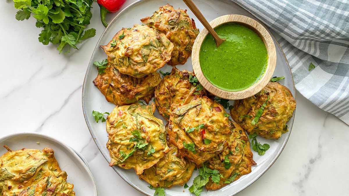 Air Fryer Vegetable Fritters and Pakoras Recipe