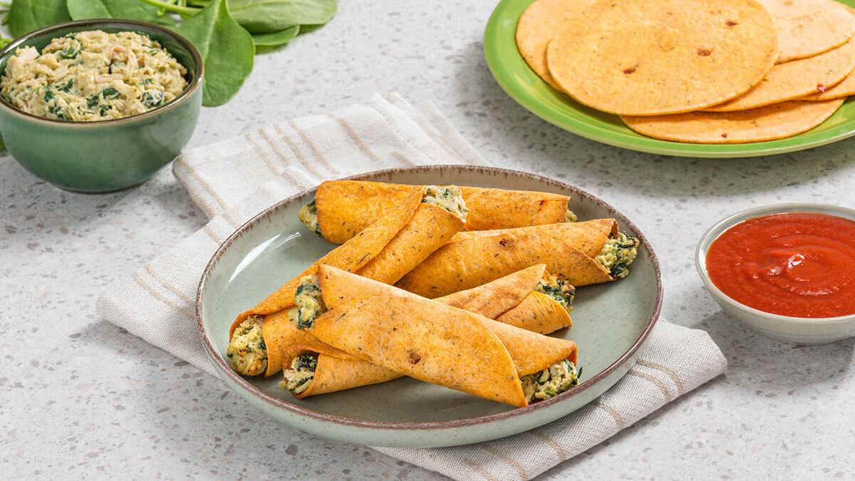 Cheesy Chicken Taquitos in the Air Fryer Recipe
