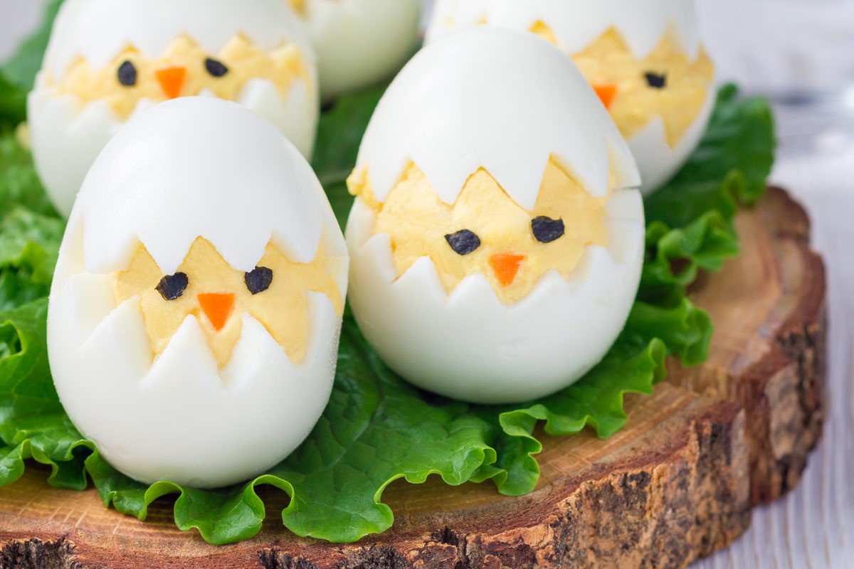Deviled Egg Easter Peeps Recipe