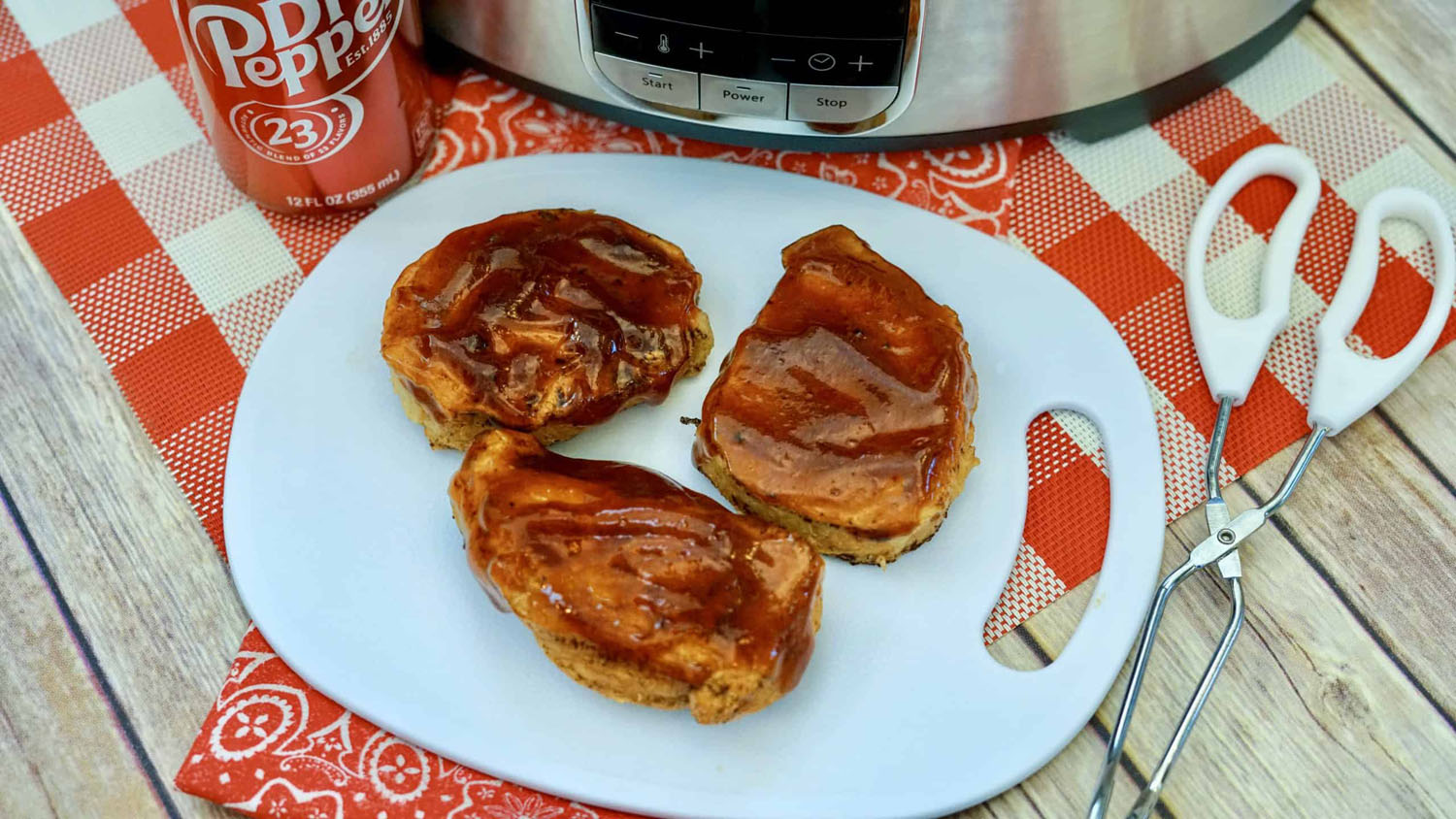 Dr. Pepper Instant Pot Pork Chops Recipe