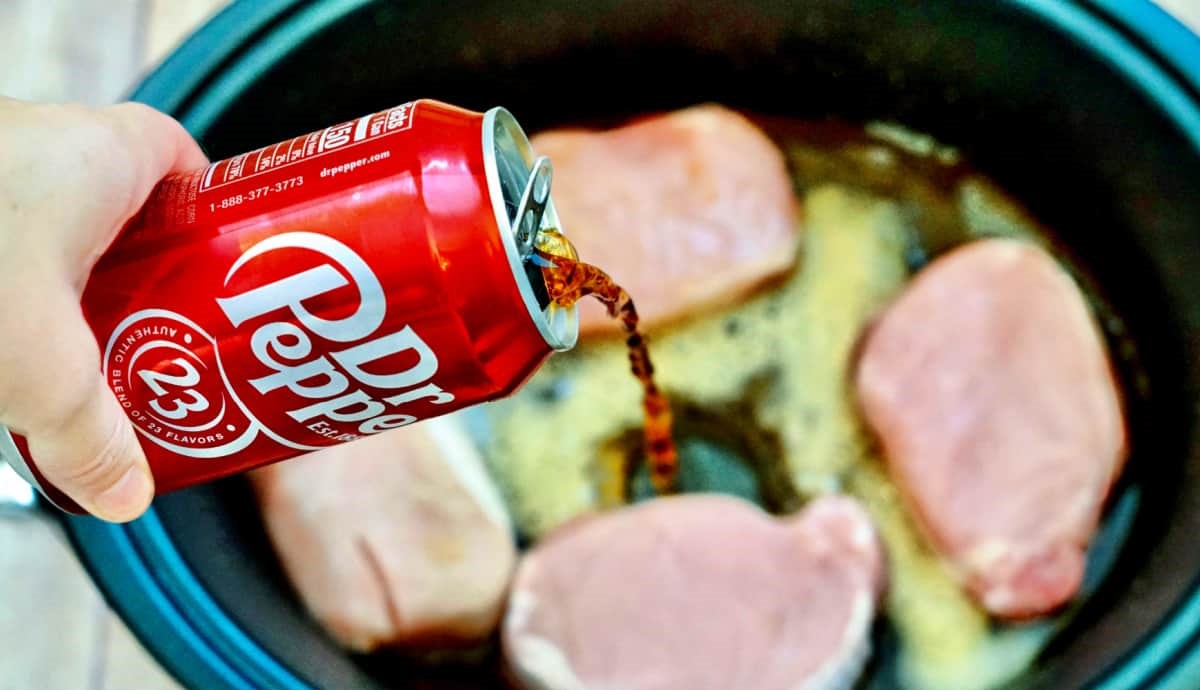 Dr. Pepper Soda Pork Chops in the Instant Pot Recipe