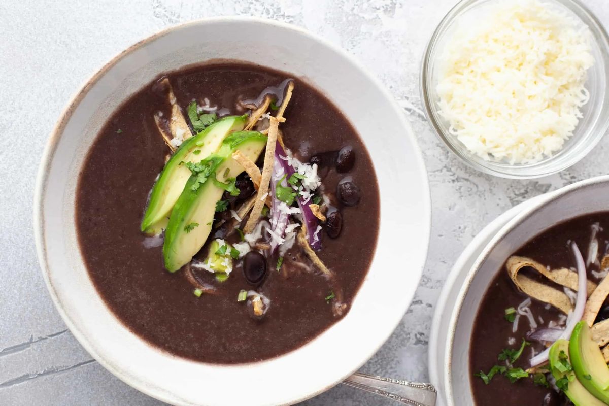 Hearty Black Bean Soup Recipe - Instant Pot - Home Pressure Cooking