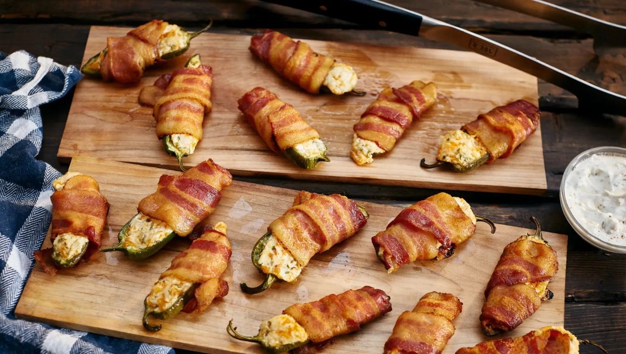 Ninja Air Fryer Bacon Wrapped Jalapeno Poppers Recipe