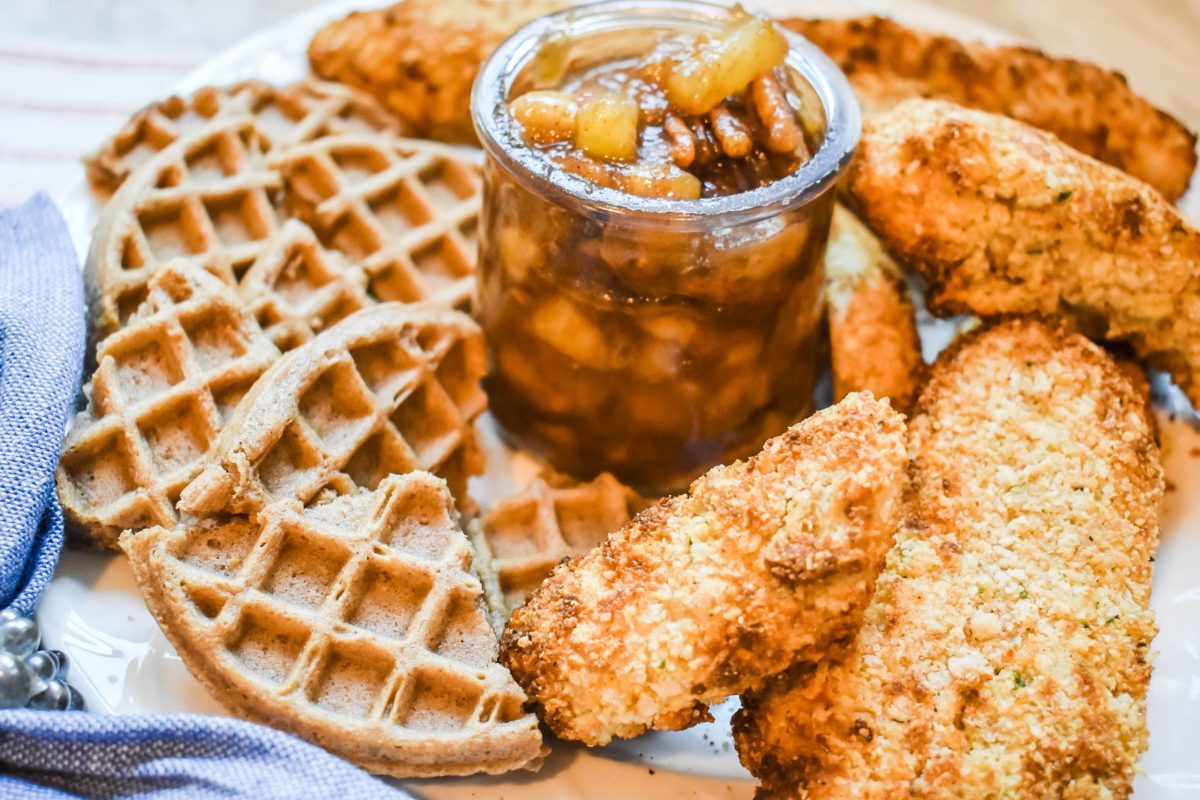 Ninja Air Fryer Chicken and Waffles Recipe