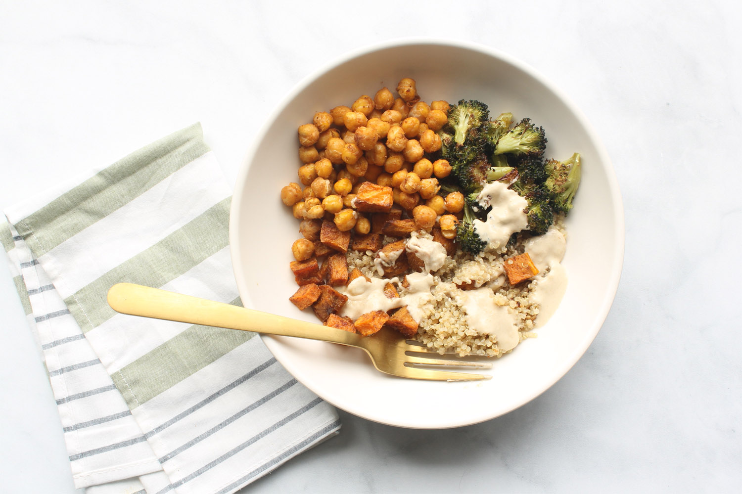 Roasted Chickpea Power Bowl Recipe