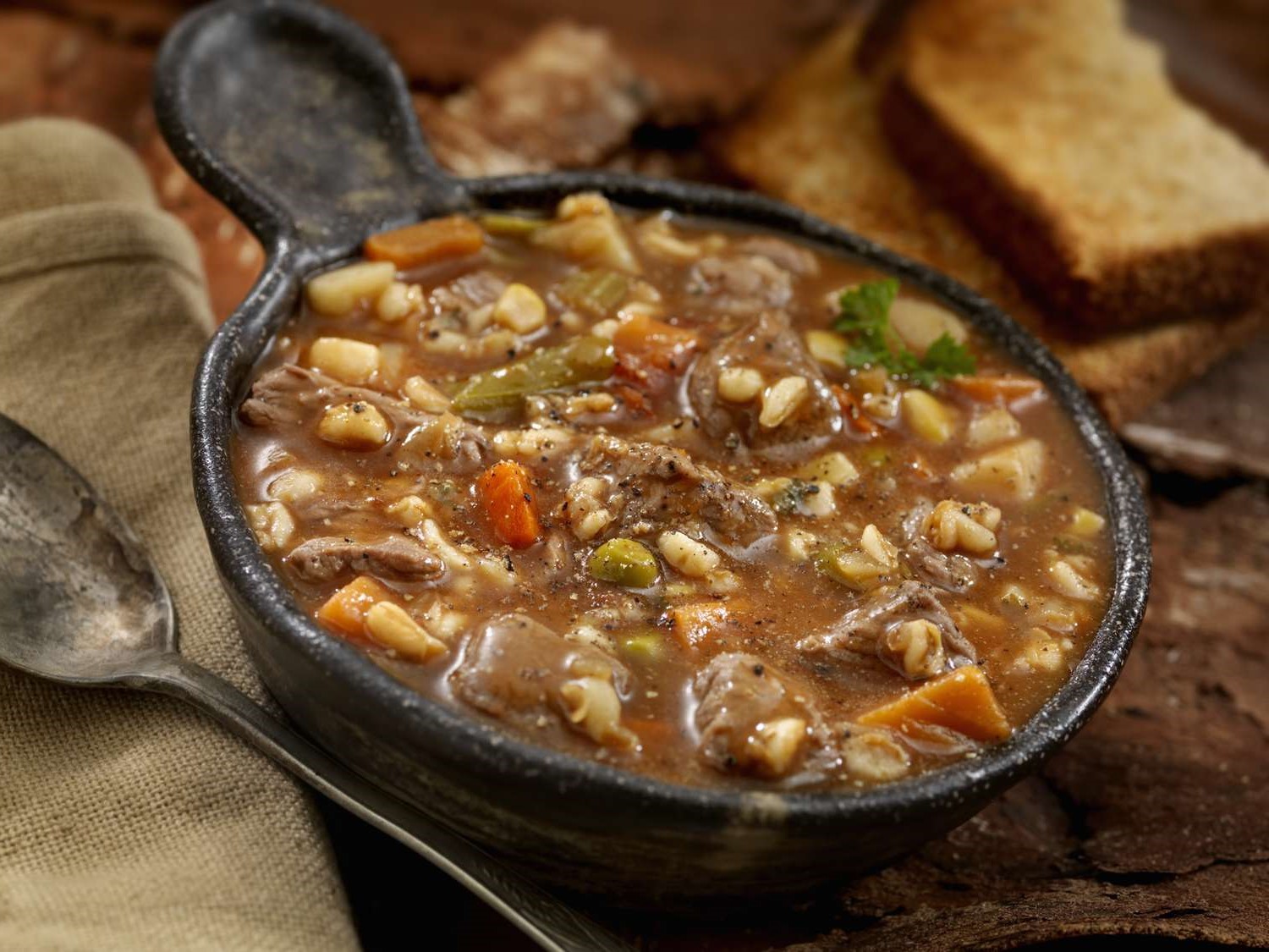 Rustic Beef and Barley Soup Recipe