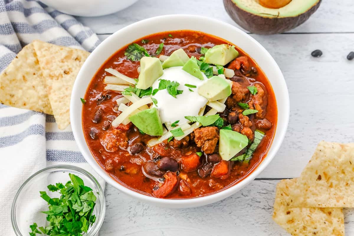 Instant Pot Chili with Dry Beans Recipe