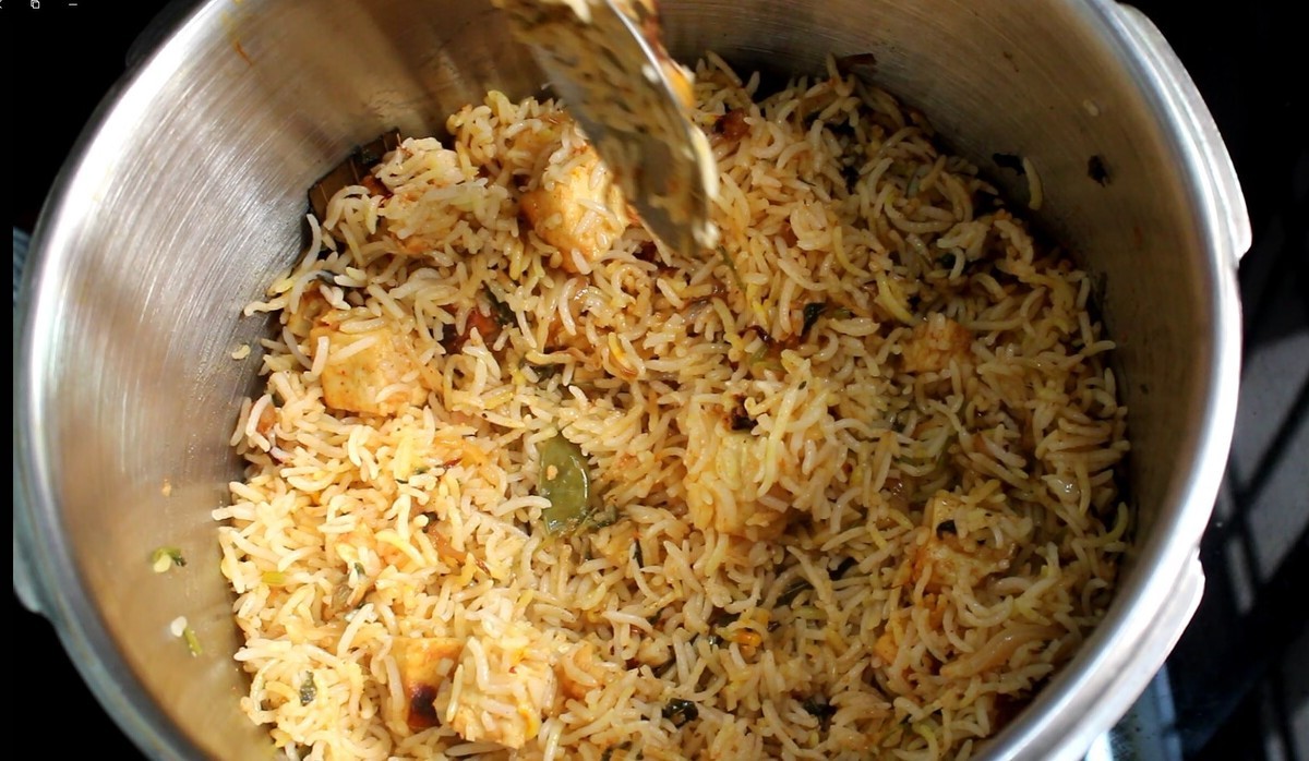Instant Pot Paneer Biryani Recipe