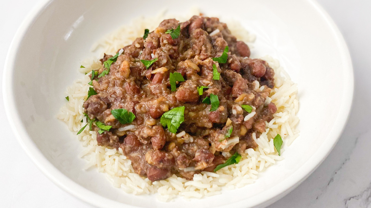 Instant Pot Popeyes Red Beans & Rice Recipe