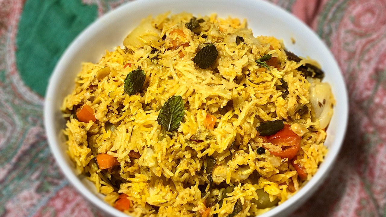 Instant Pot Vegetable Biryani Recipe