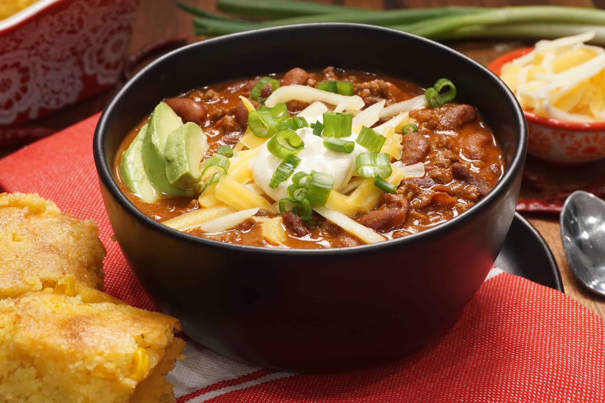 Instant Pot Vegetarian Chili Recipe with Dry Beans