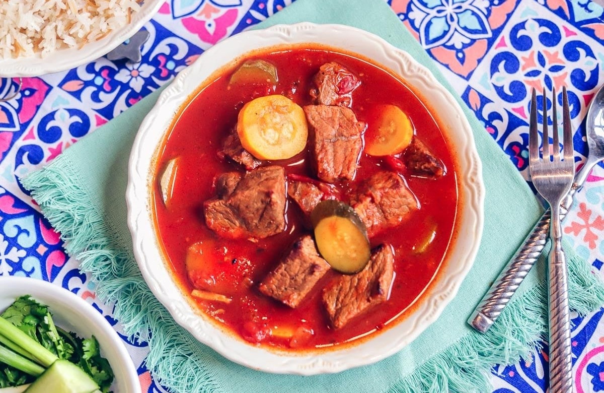 Beef Stew With Zucchini Recipe