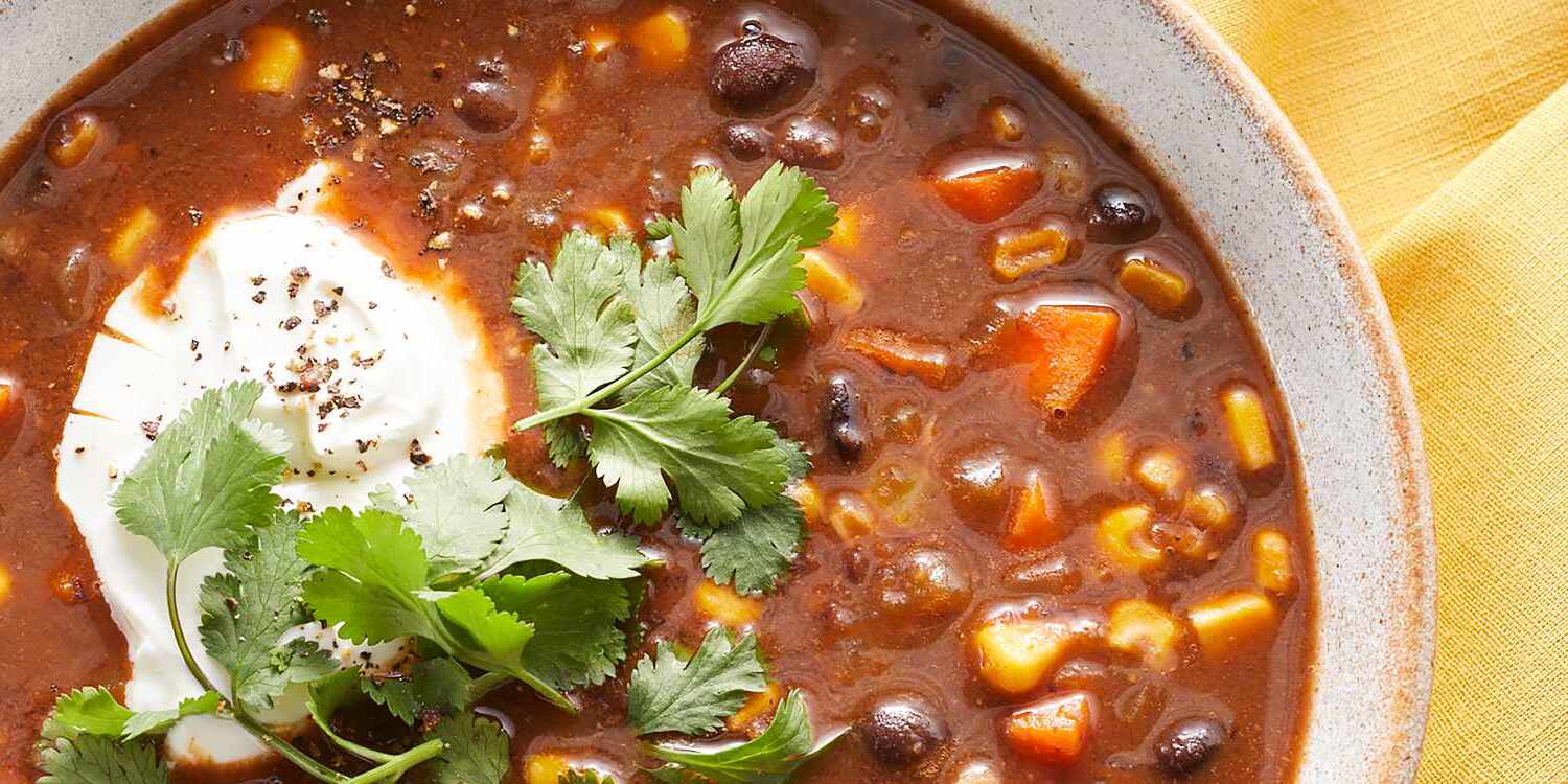 Black Beans And Peppers Stew Recipe