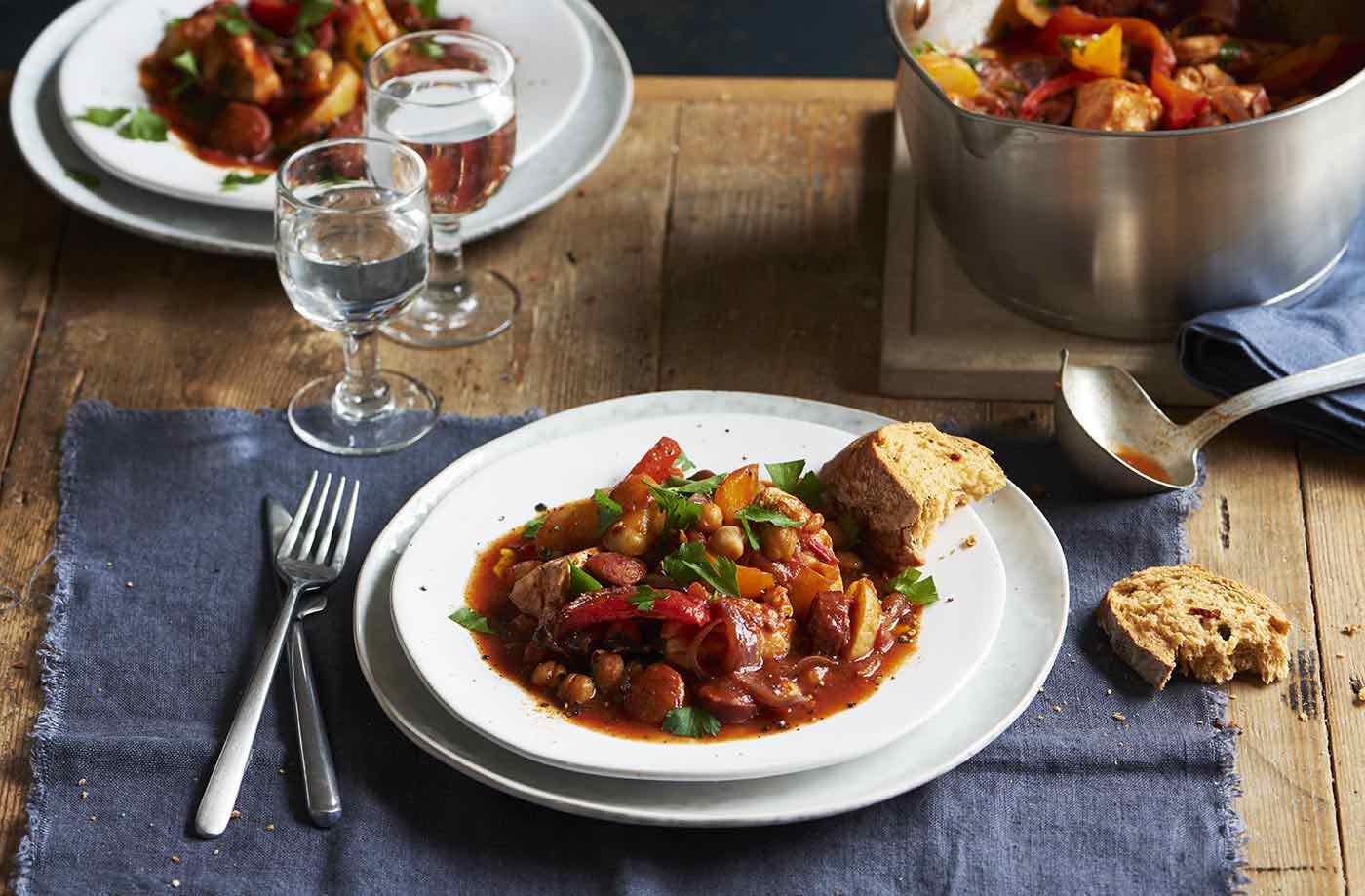 Chicken And Chorizo Stew Recipe