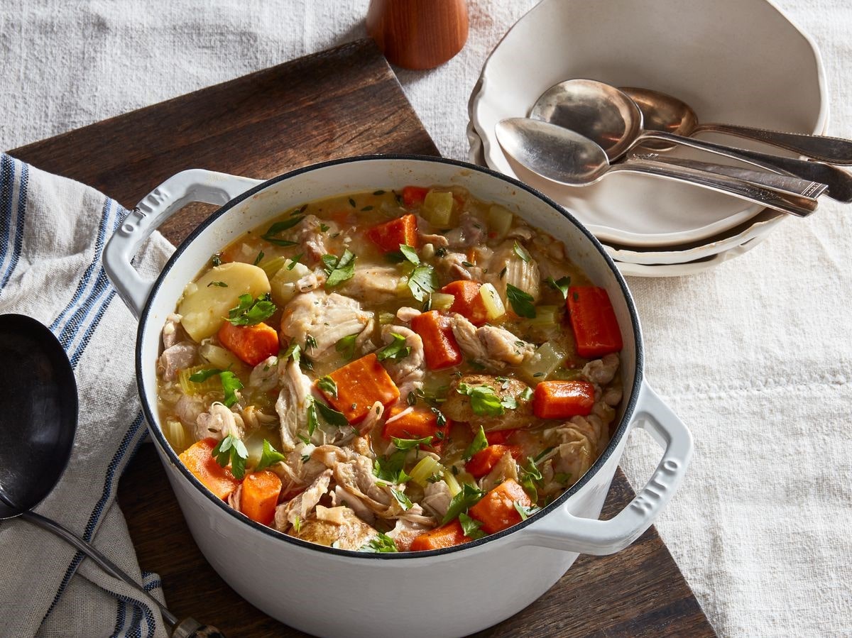 Chicken Carrot And Celery Stew Recipe