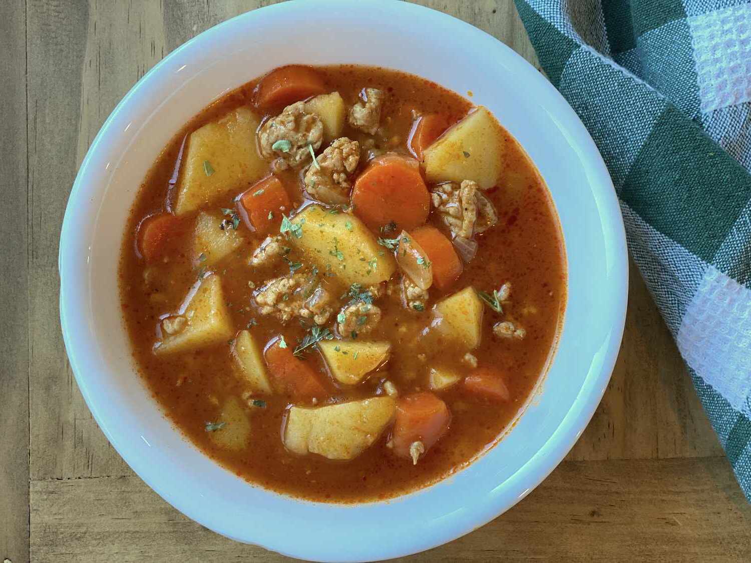 Ground Turkey Stew Recipe