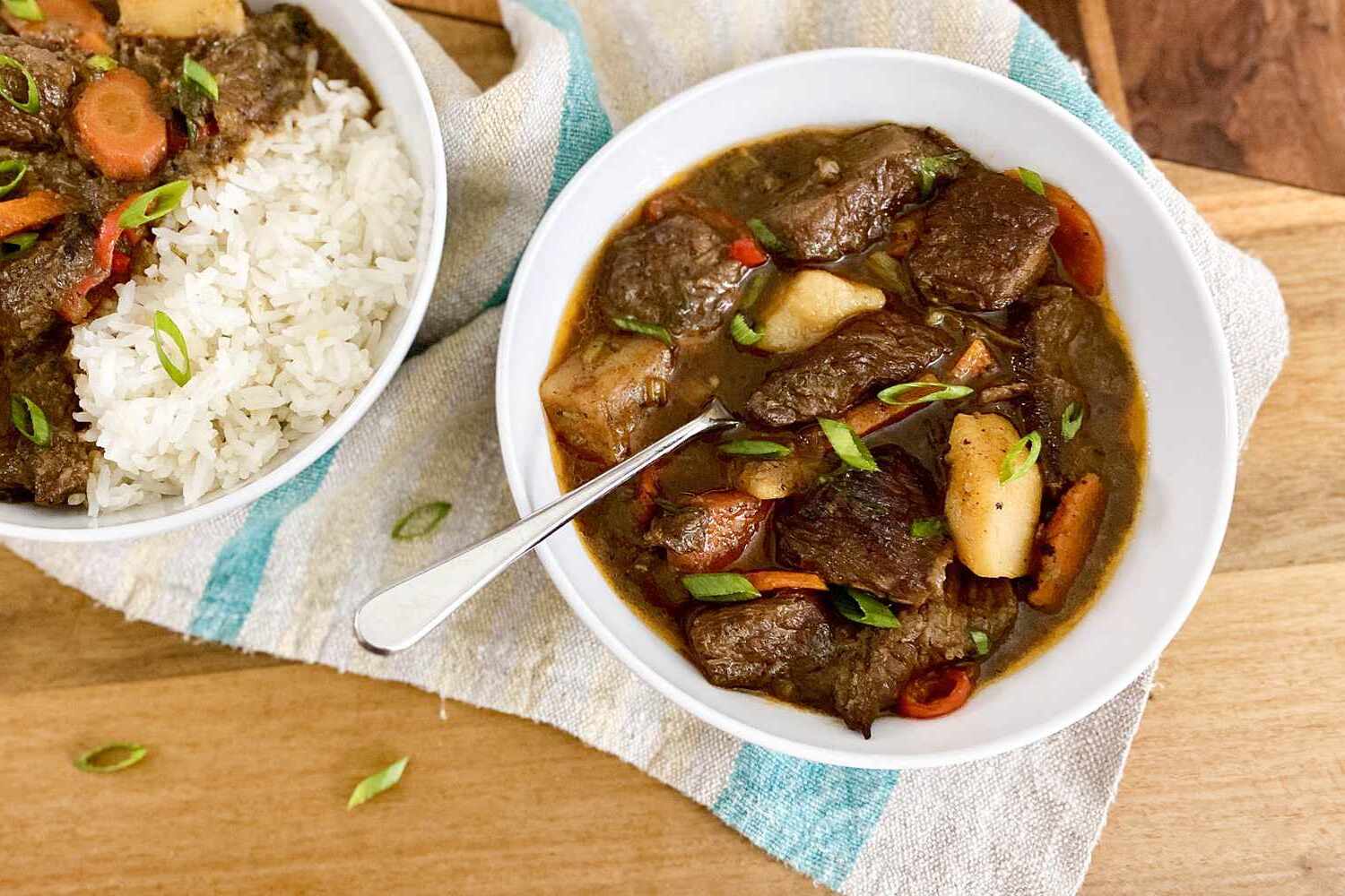 Hamburger Stew With Rice Recipe