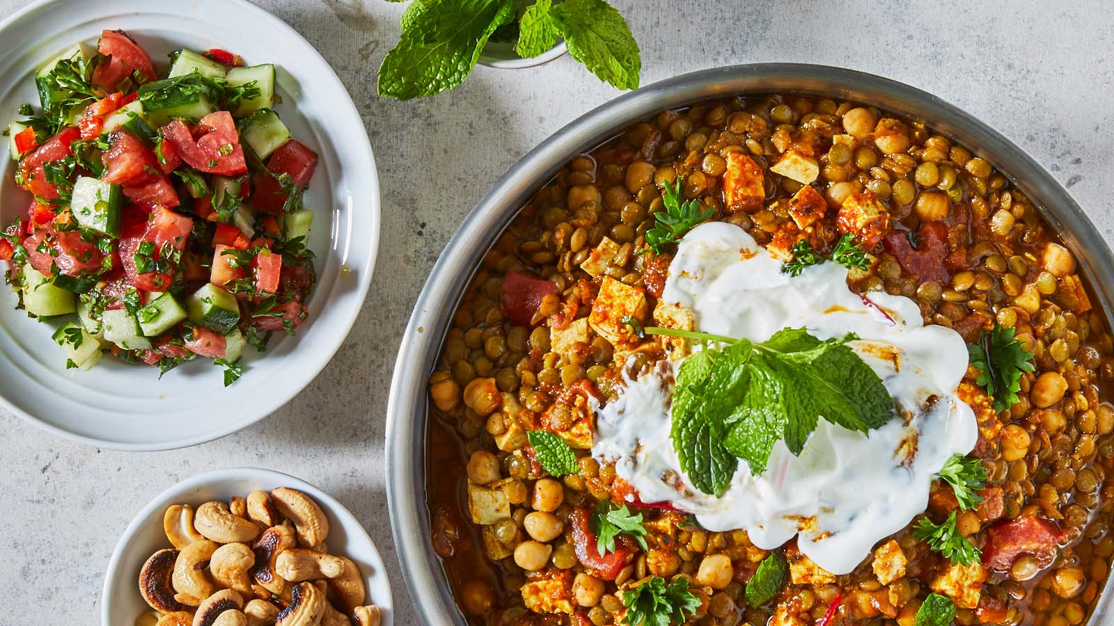 Lentils And Chickpeas Stew Recipe