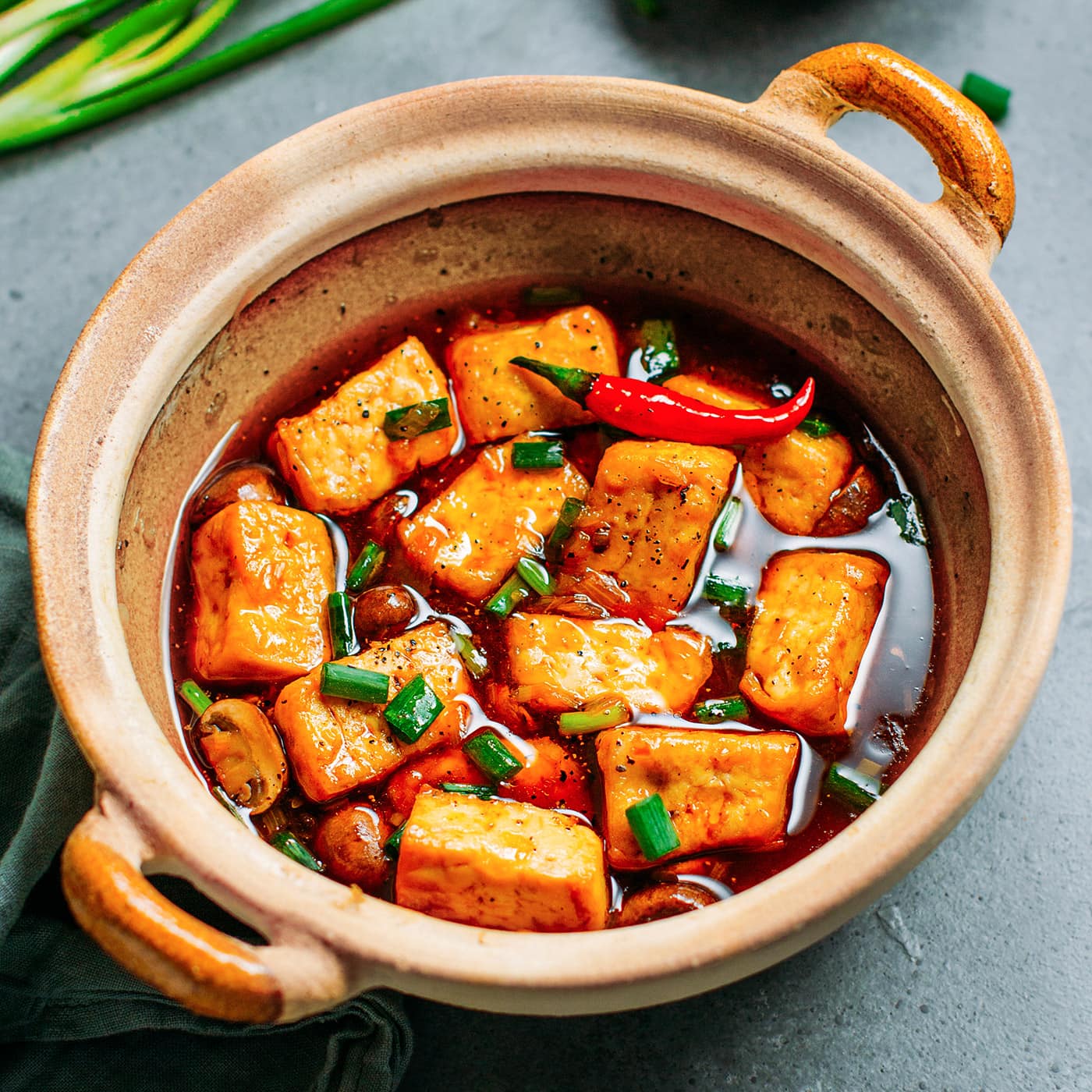 Mushroom Tofu Stew Recipe