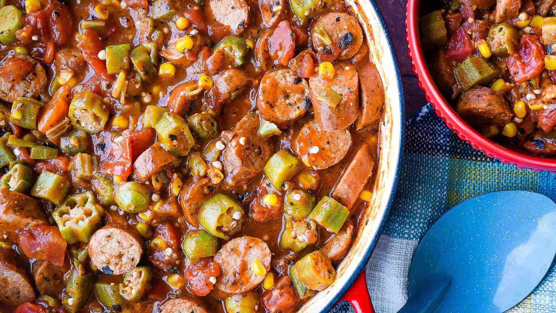 Okra And Sausage Stew Recipe