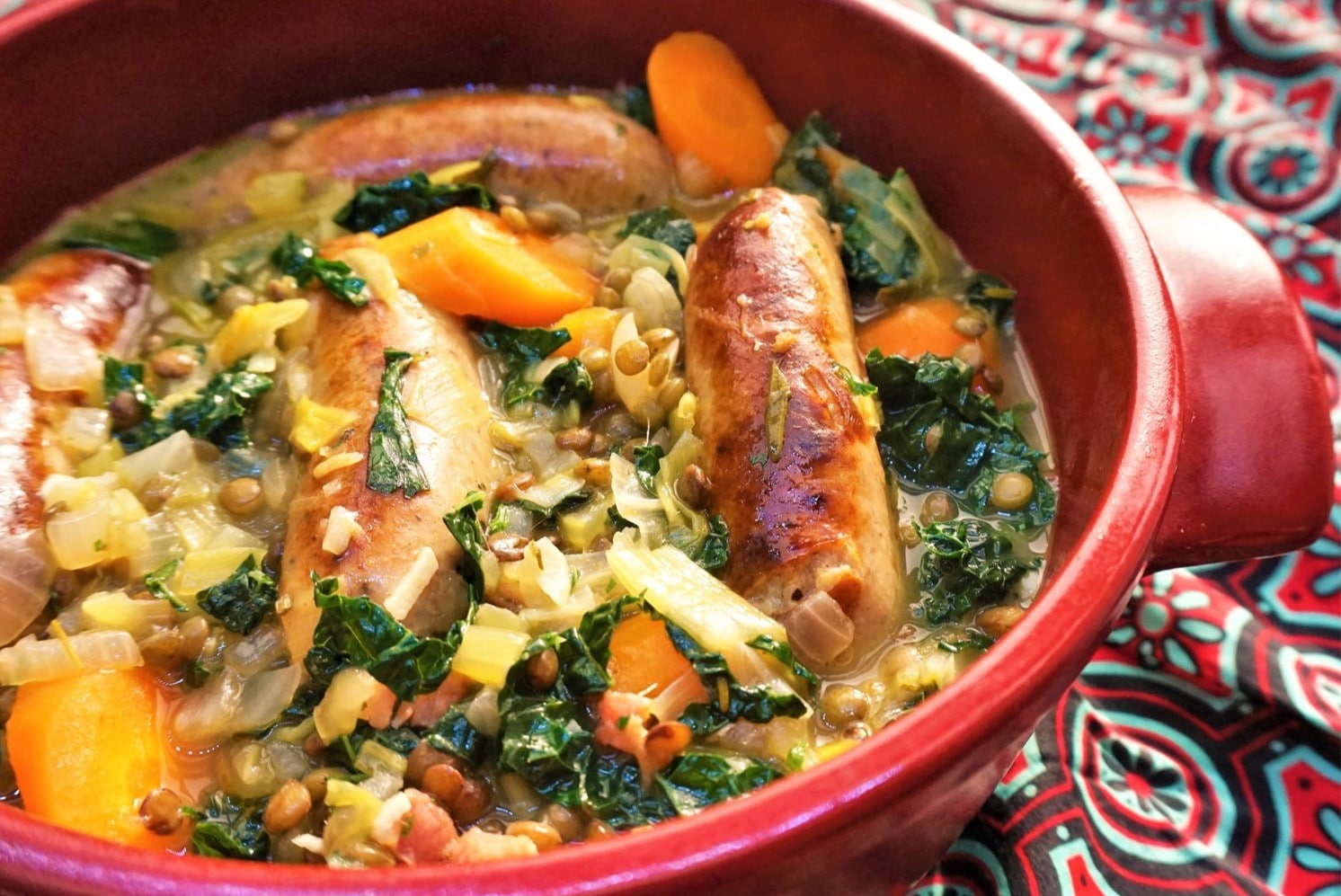 Sausage And Lentil Stew Recipe