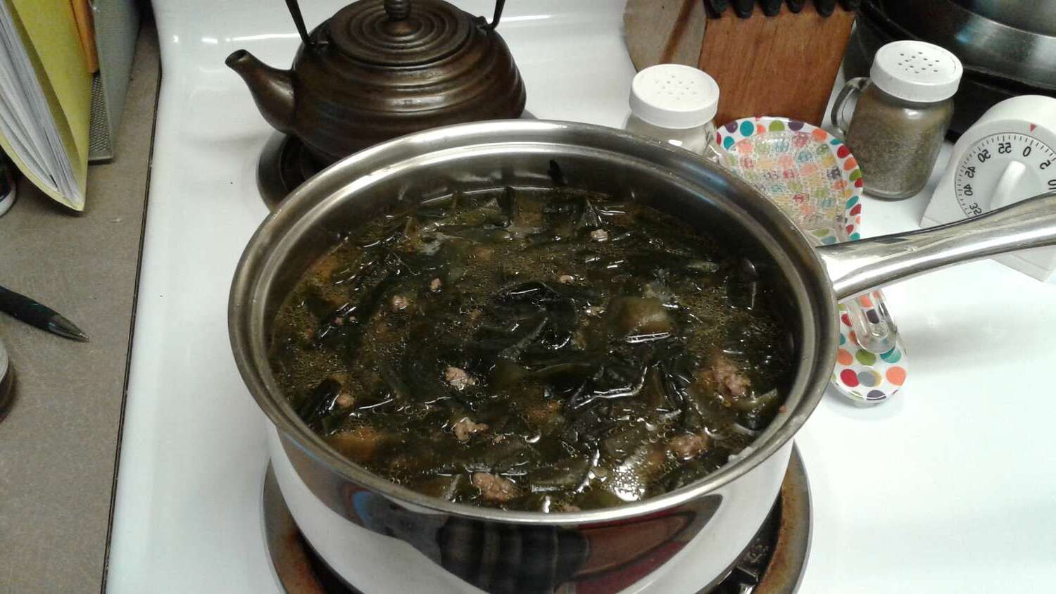 Seaweed Noodle Stew Recipe