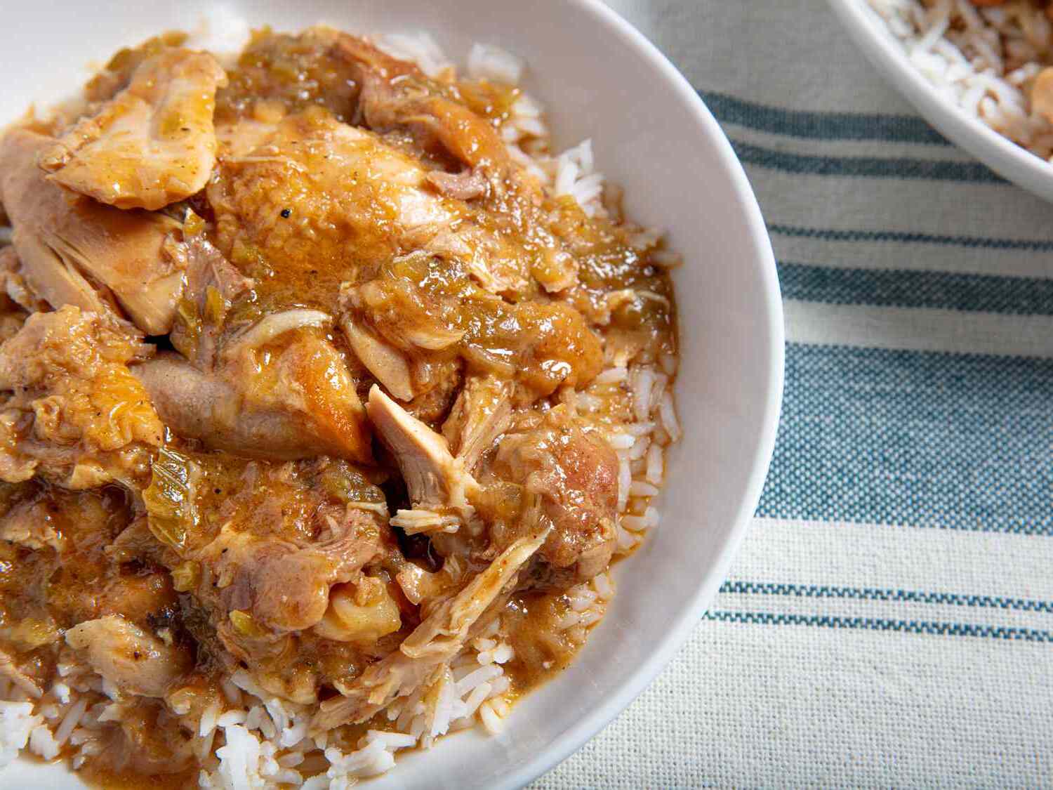 Shredded Chicken Stew