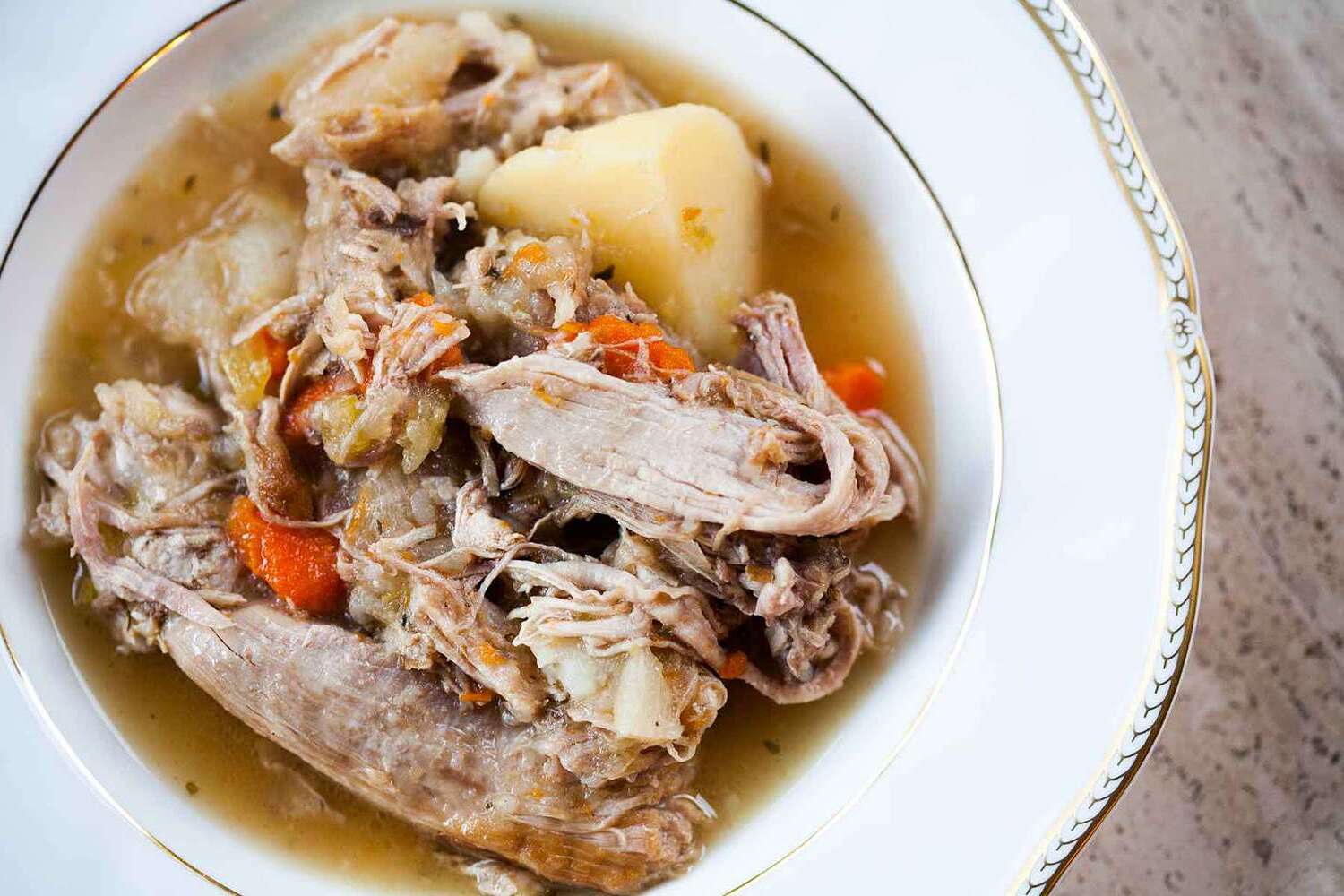 Turkey Leg Stew Recipe