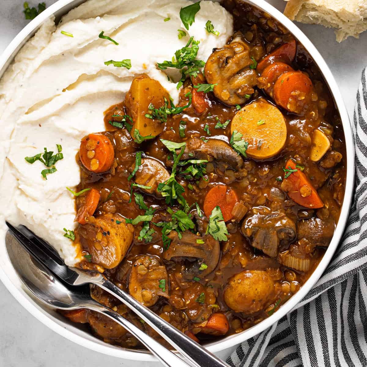 Veal Stew With Mushrooms Recipe