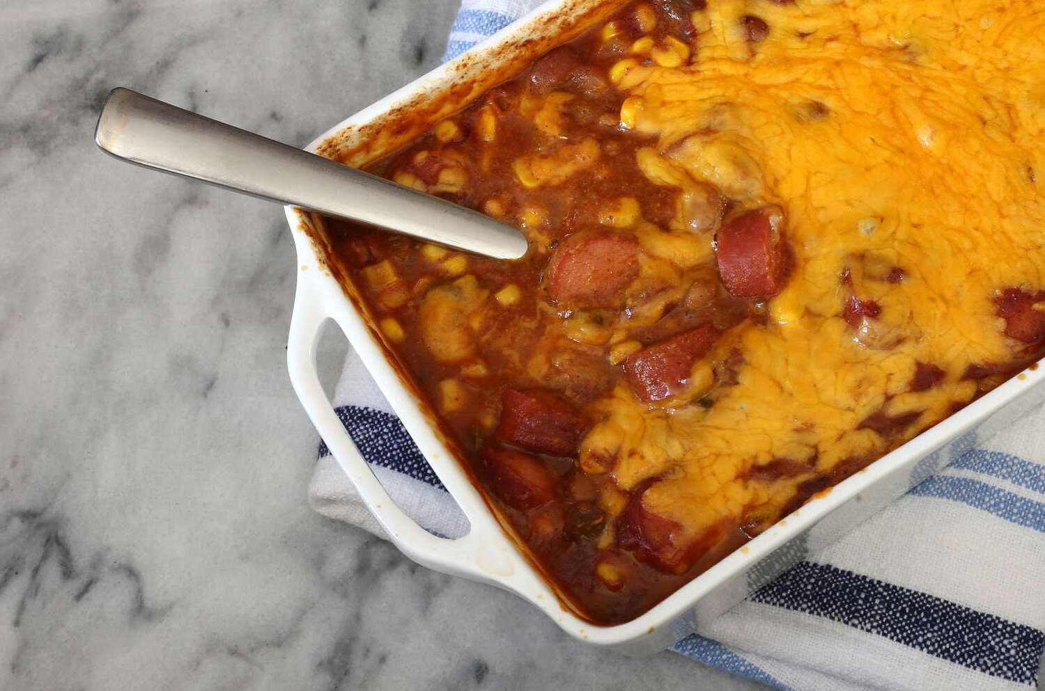 Baked Beans and Hot Dogs Casserole Recipe