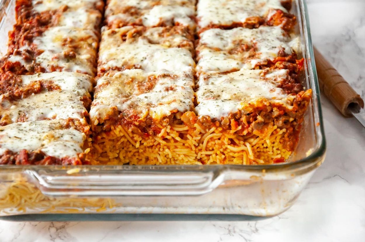 Baked Spaghetti Casserole Recipe