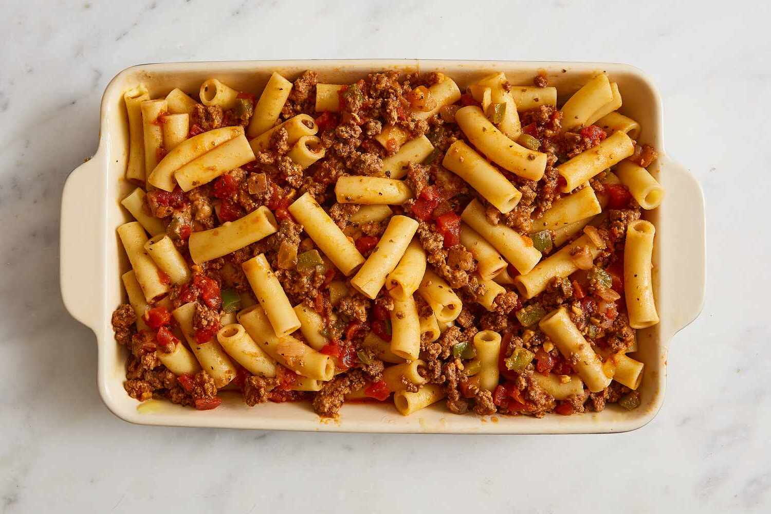 Baked Ziti with Ground Beef Casserole Recipe