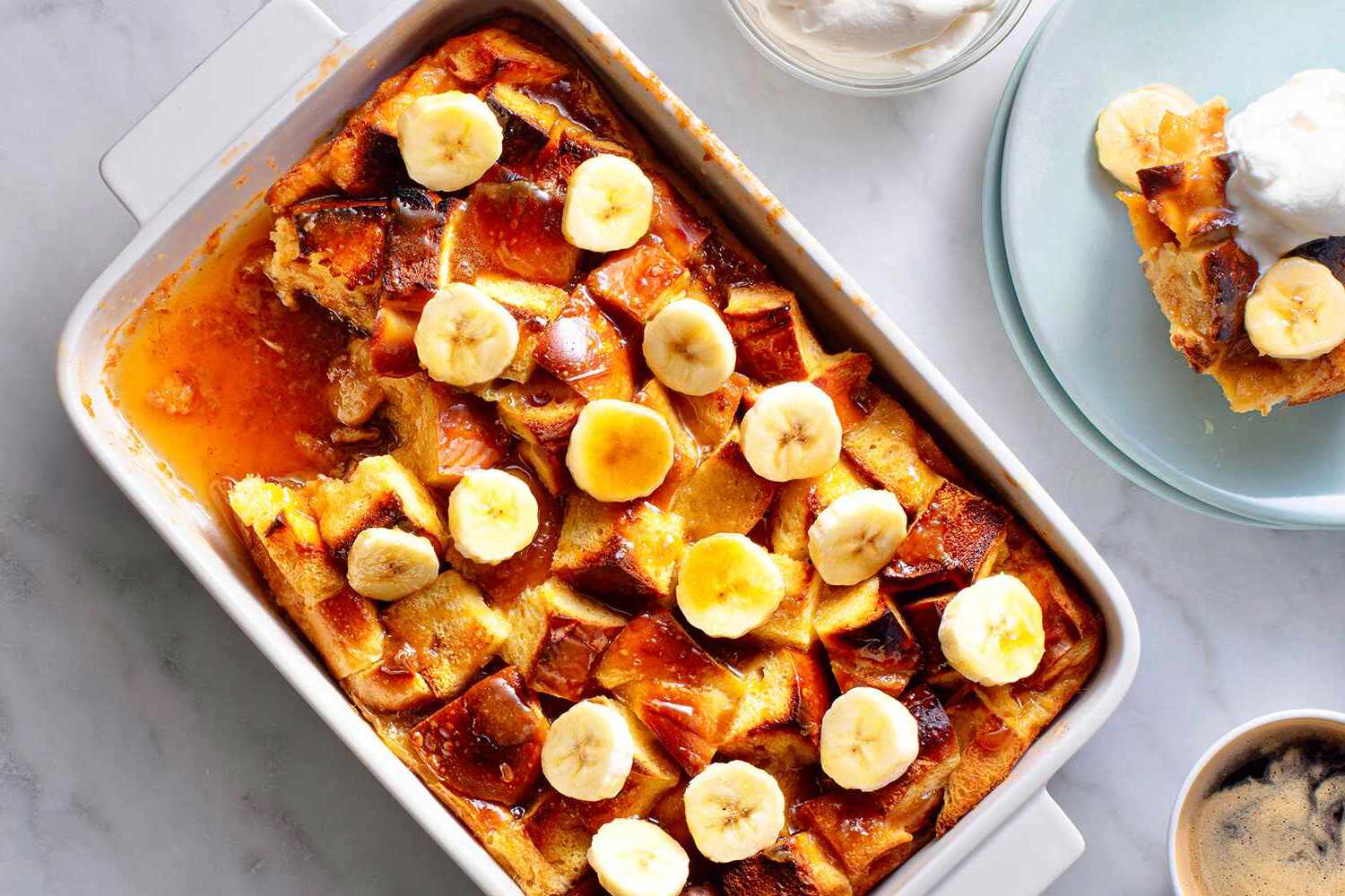 Bananas Foster French Toast Casserole Recipe