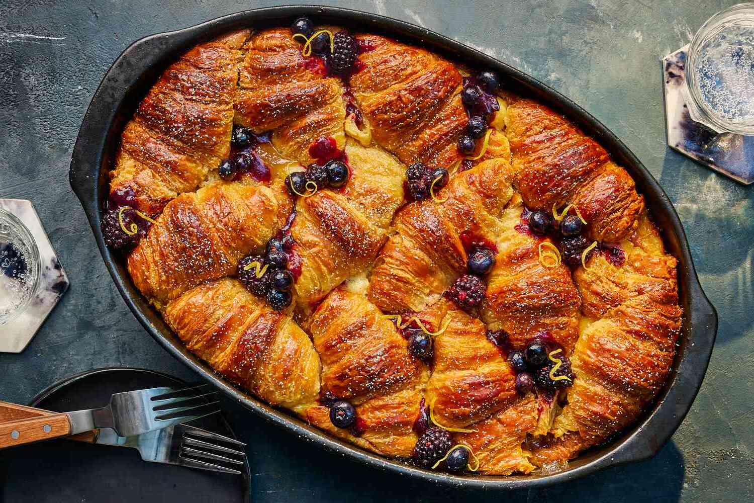 Berry Croissant Casserole Recipe