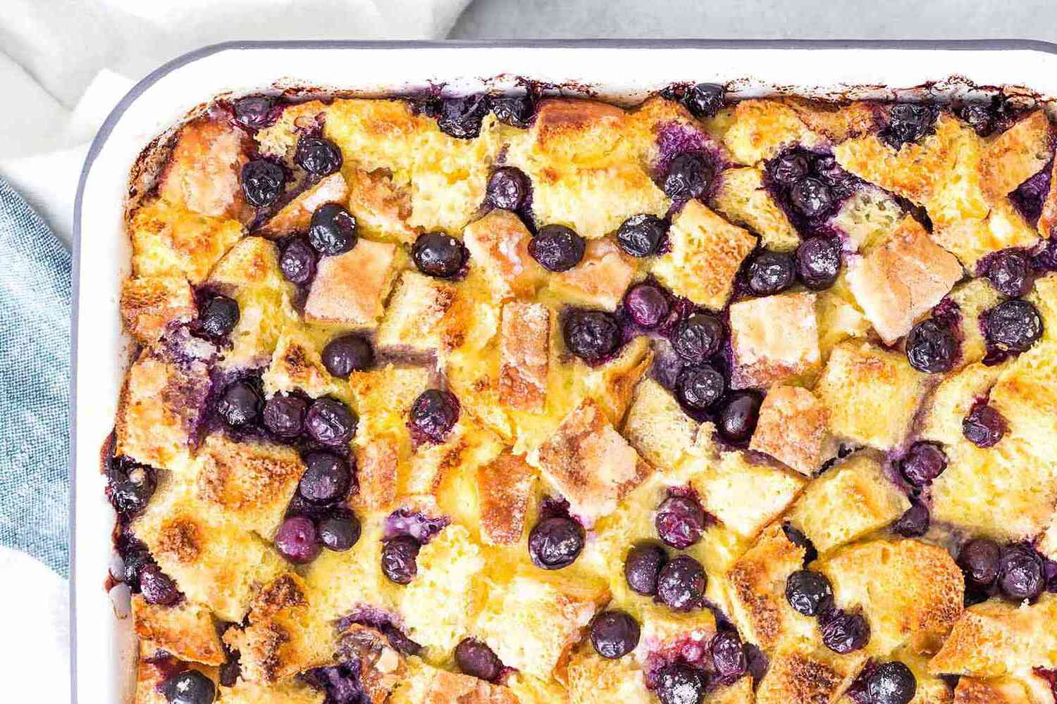 Blueberry Brioche French Toast Casserole Recipe