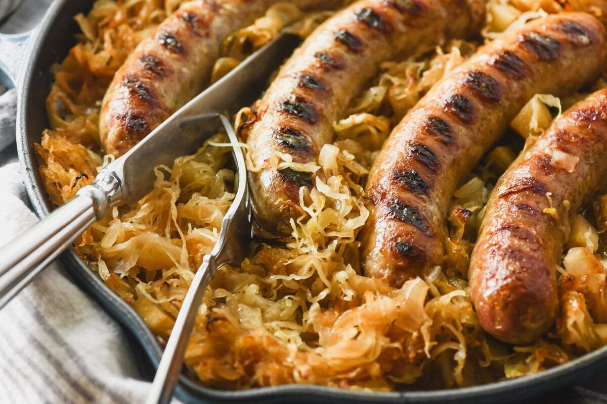 Brats and Sauerkraut Casserole Recipe