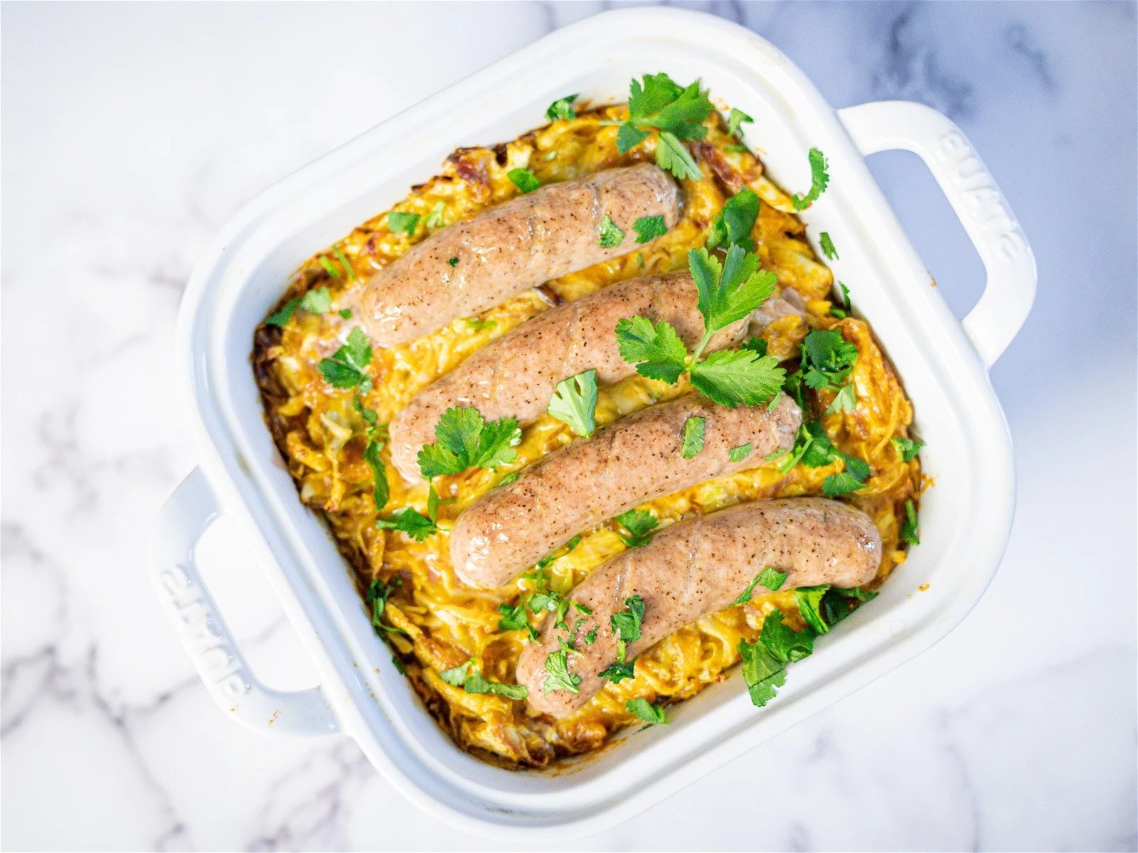 Bratwurst and Cabbage Casserole Recipe