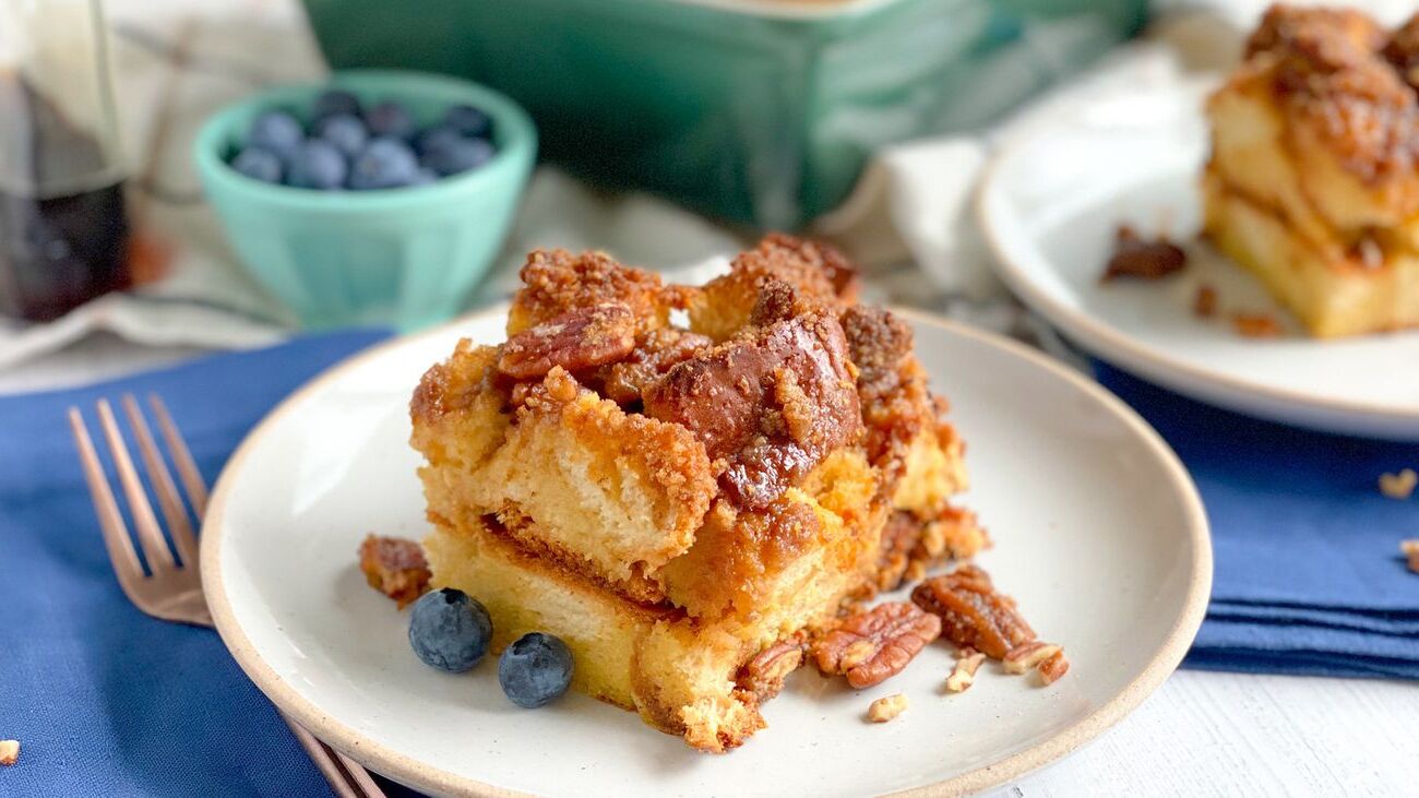 Brioche Eggnog French Toast Casserole Recipe