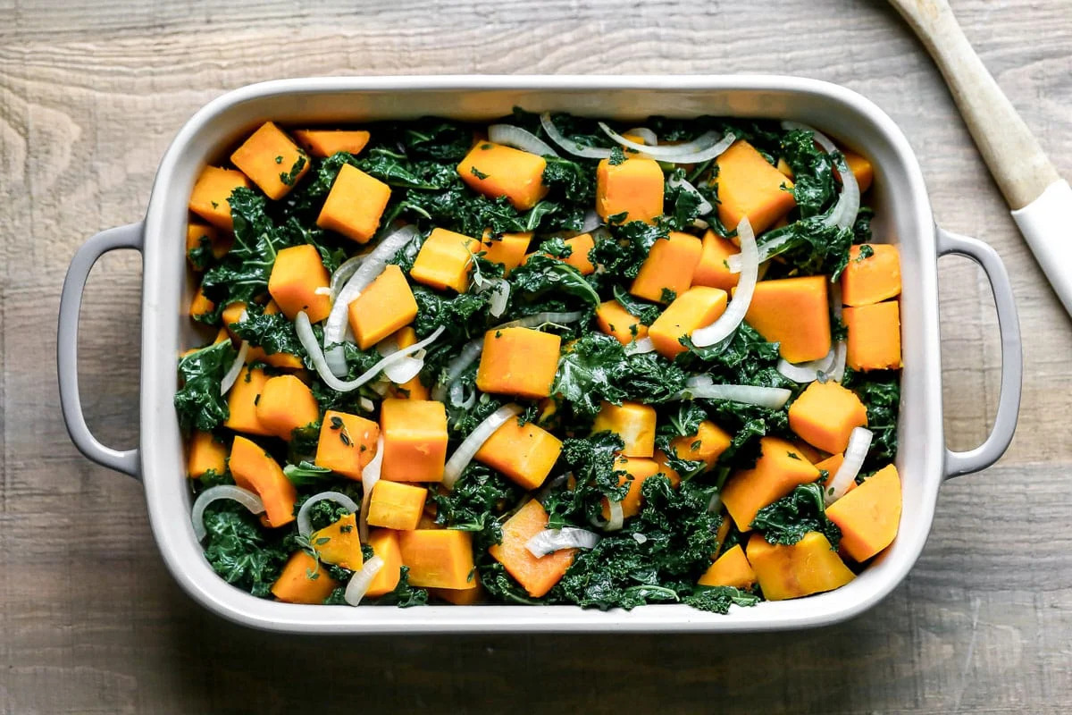 Butternut Squash and Kale Casserole Recipe