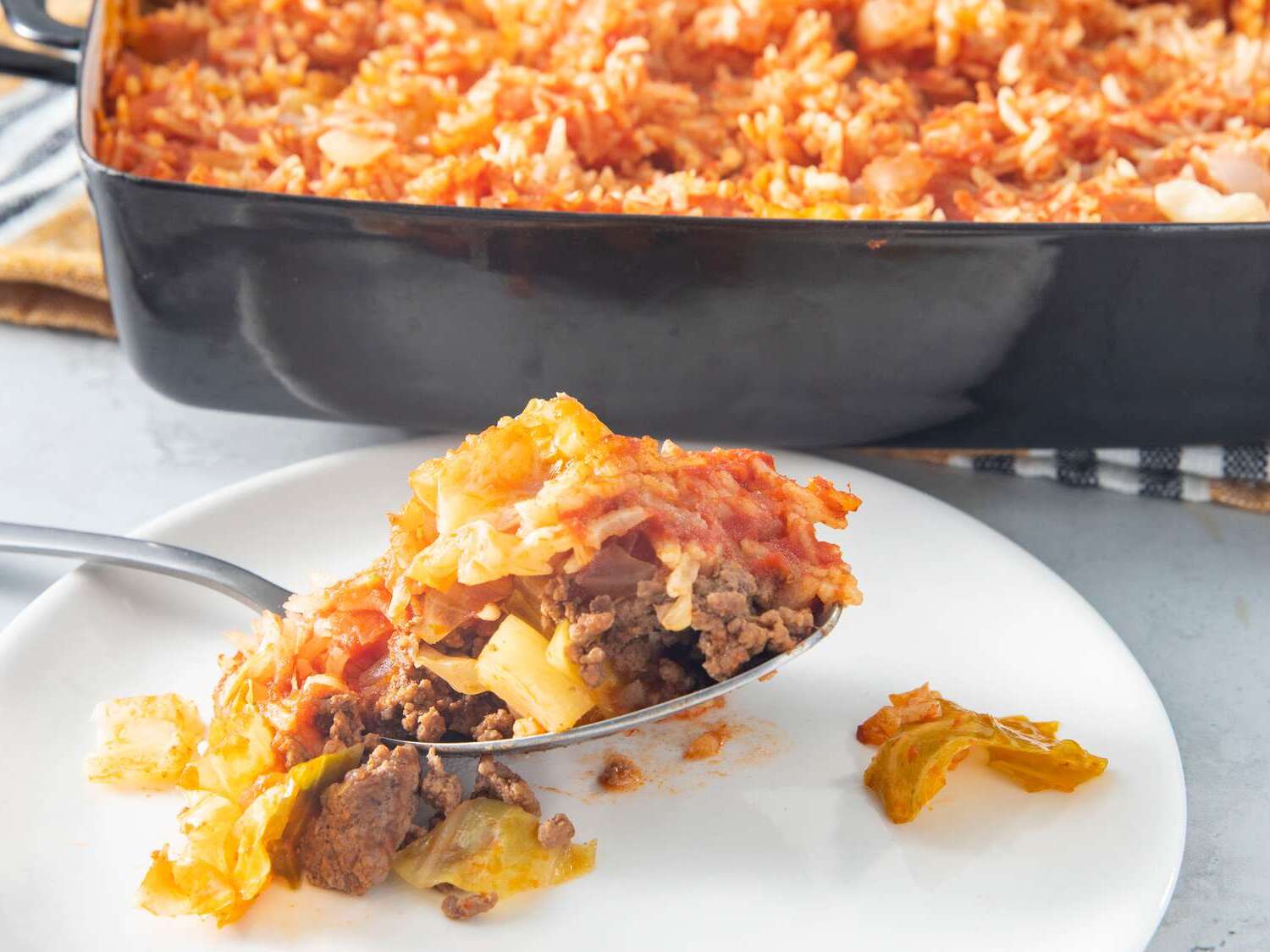 Cabbage and Rice Casserole Recipe