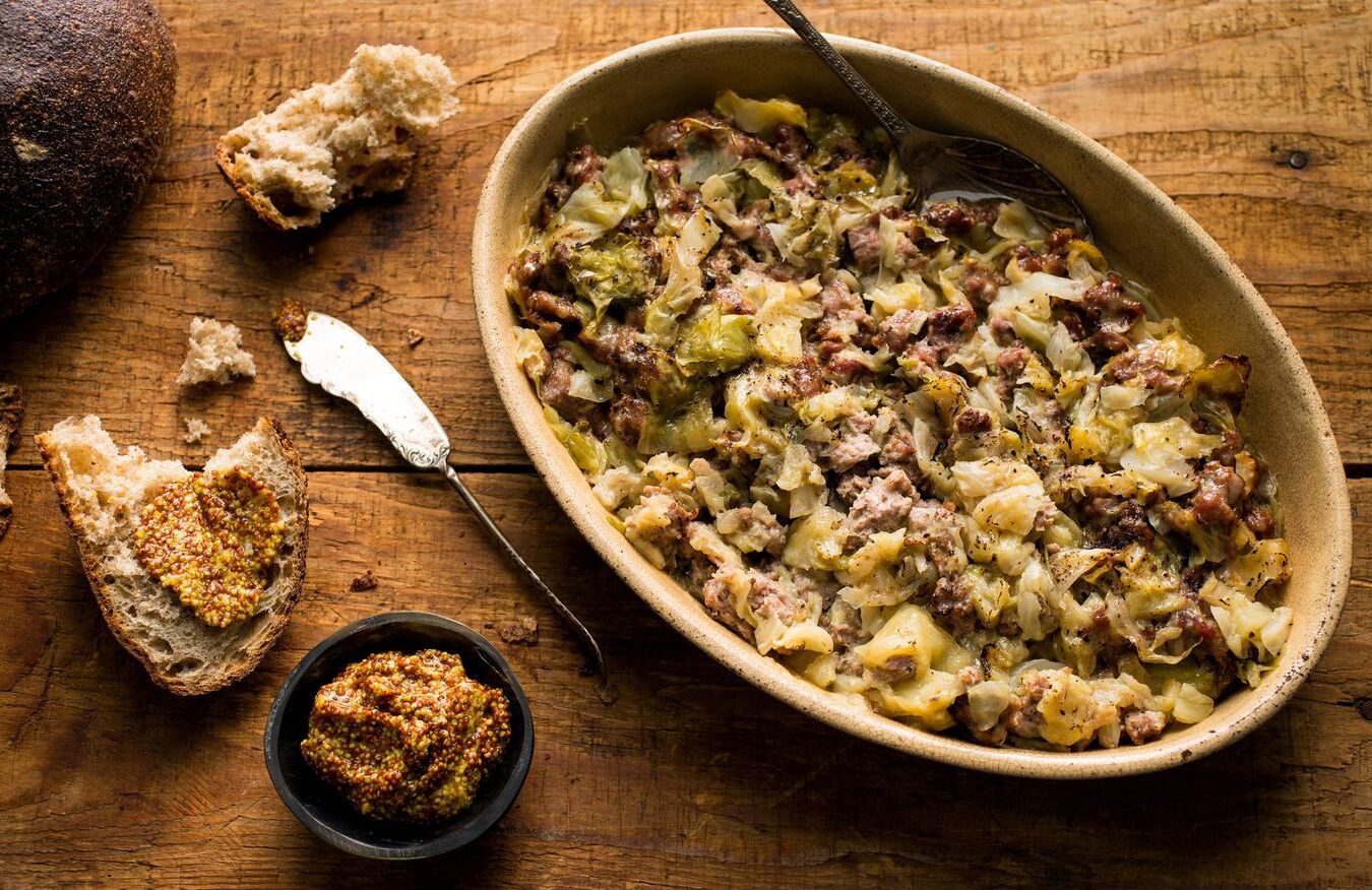 Cabbage and Sausage Casserole Recipe