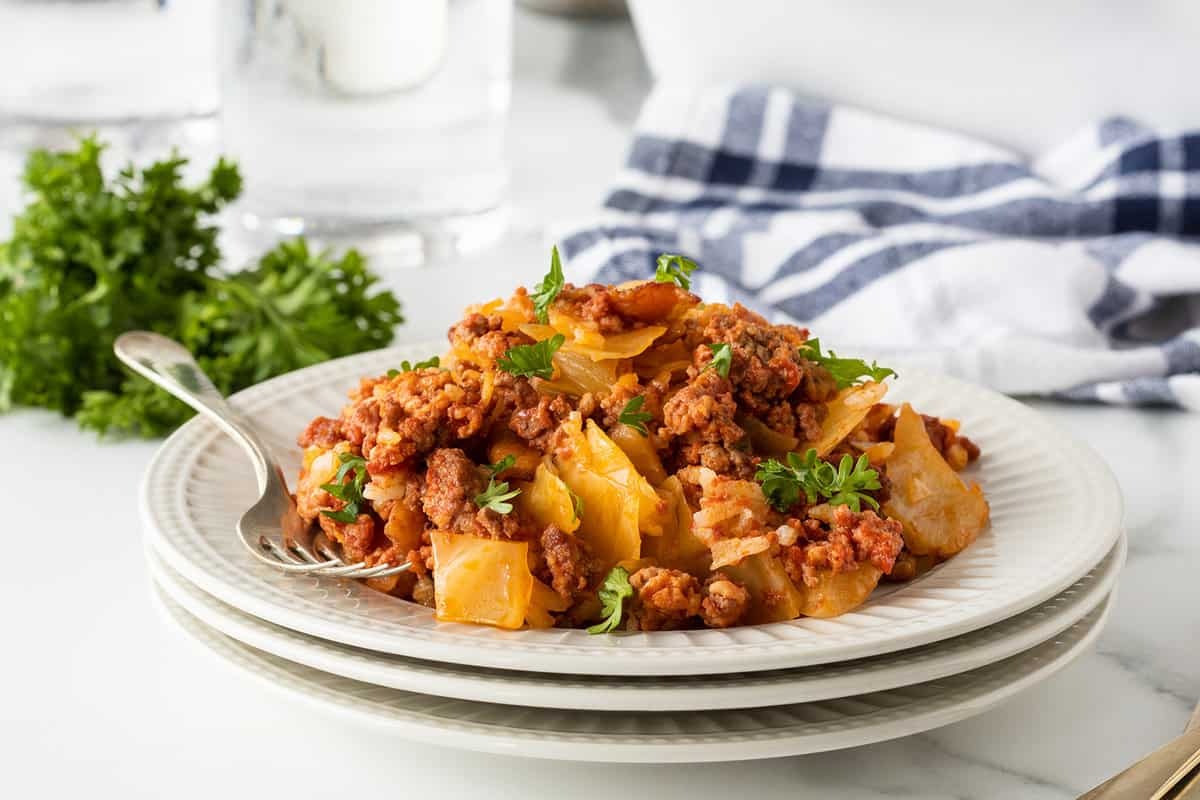 Cabbage Roll Casserole Recipe with Sauerkraut