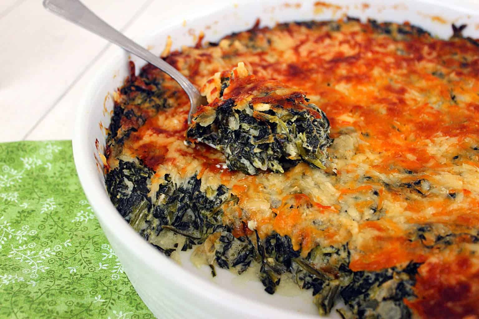 Canned Spinach Casserole Recipe