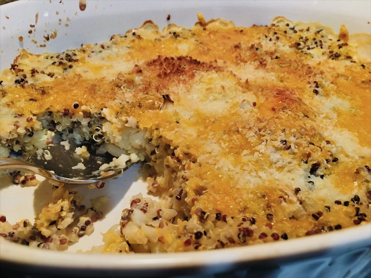 Cauliflower Quinoa Casserole Recipe