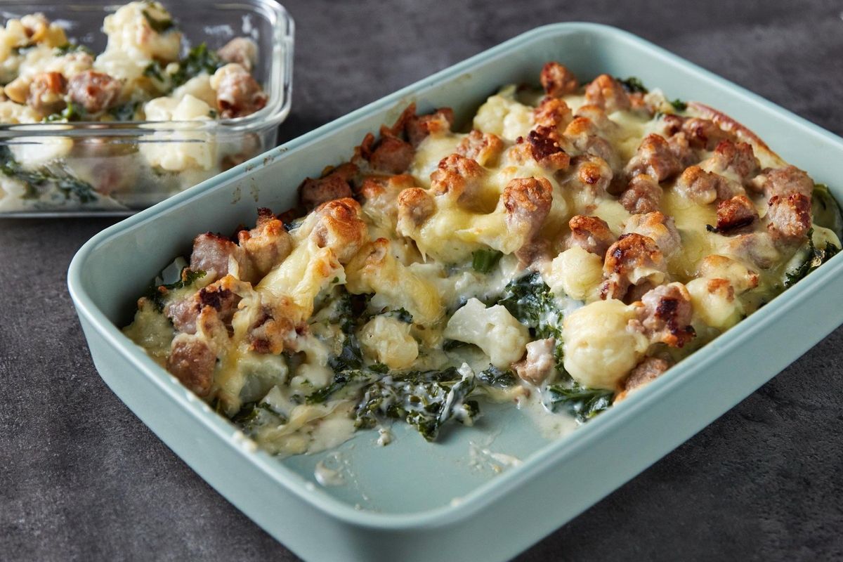 Cauliflower Sausage Casserole Recipe