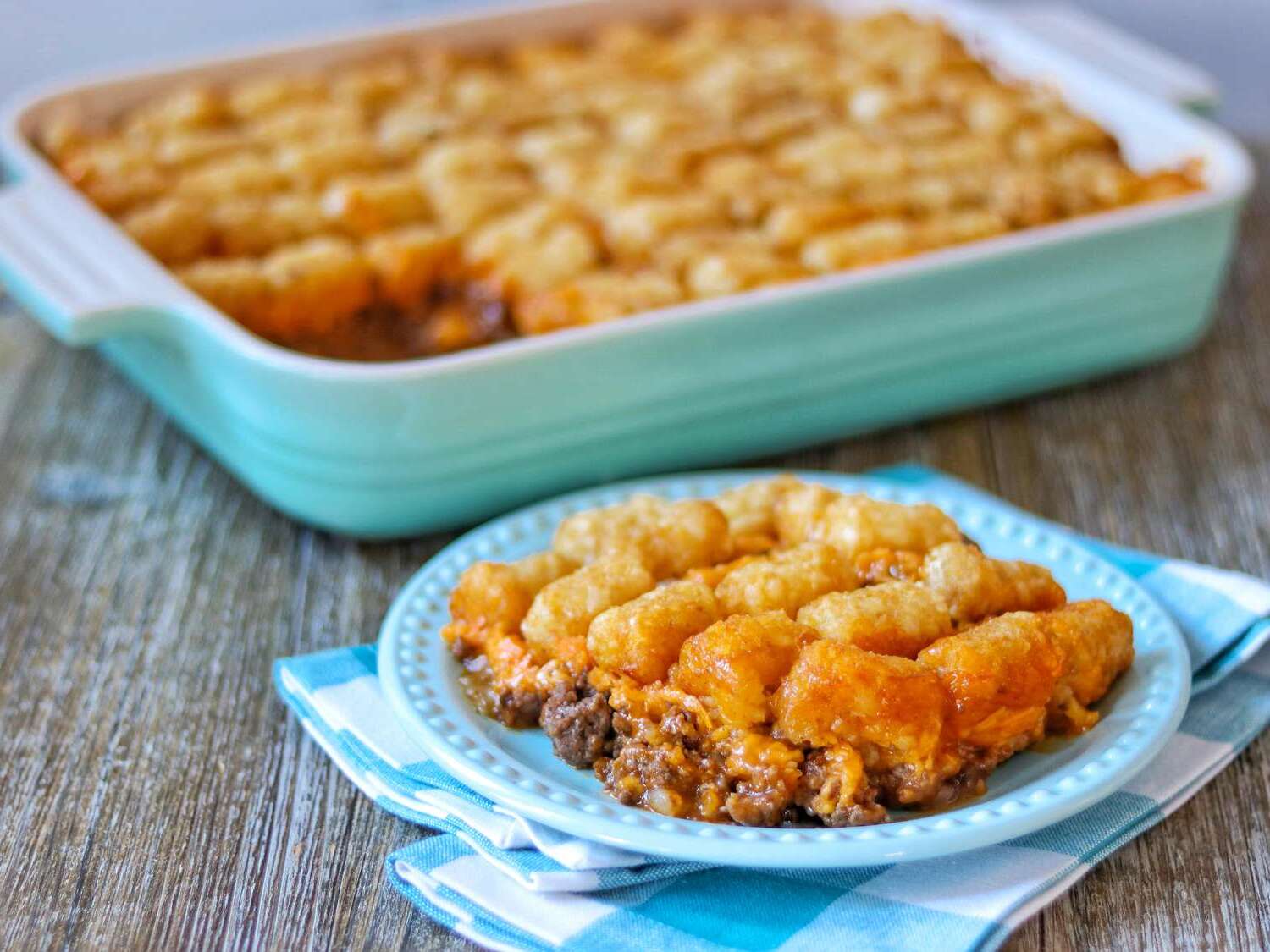 Cheeseburger Tater Tot Casserole Recipe