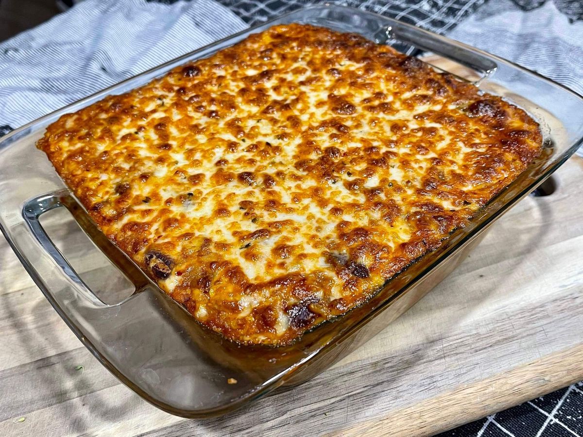 Cheesy Bean and Rice Casserole Recipe